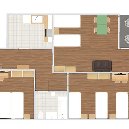 Dx Homes - 80m2 Voll Ausgestattet Inklusive Loggia - Ideal Fuer Laengere Aufenthalte * Olching